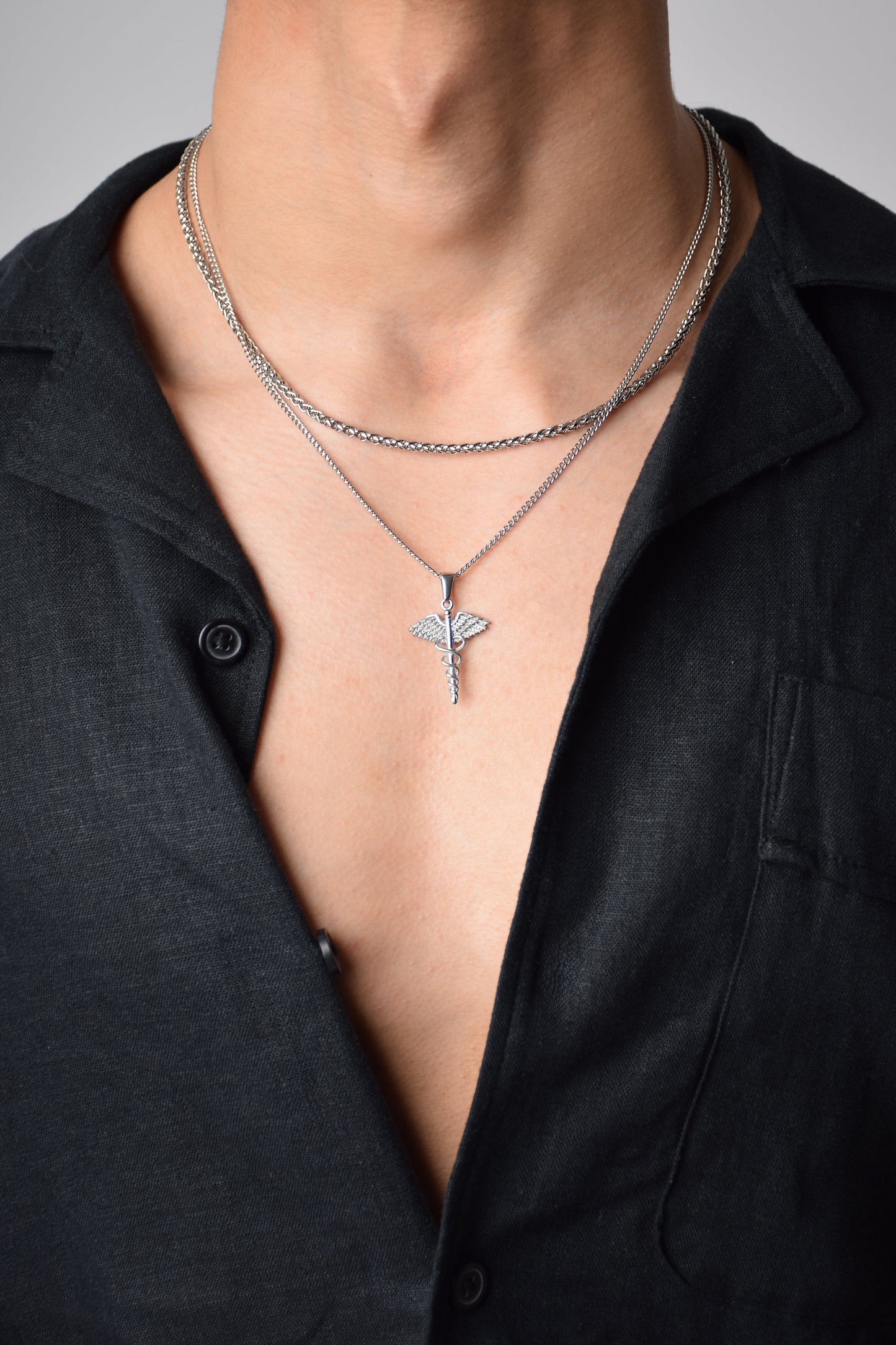 Caduceus Necklace